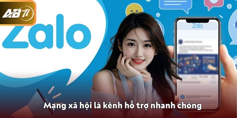 Mạng xã hội là kênh hỗ trợ nhanh chóng