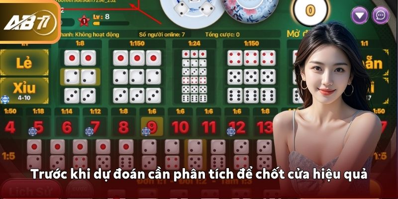 Trước khi dự đoán cần phân tích để chốt cửa hiệu quả